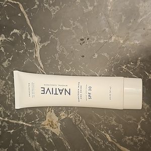 Native unscented sunscreen